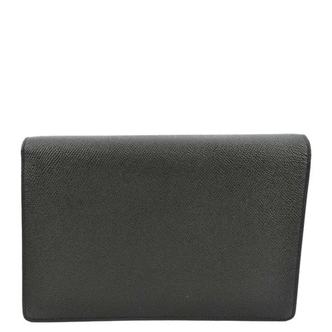 christian dior long saddle wallet with chain